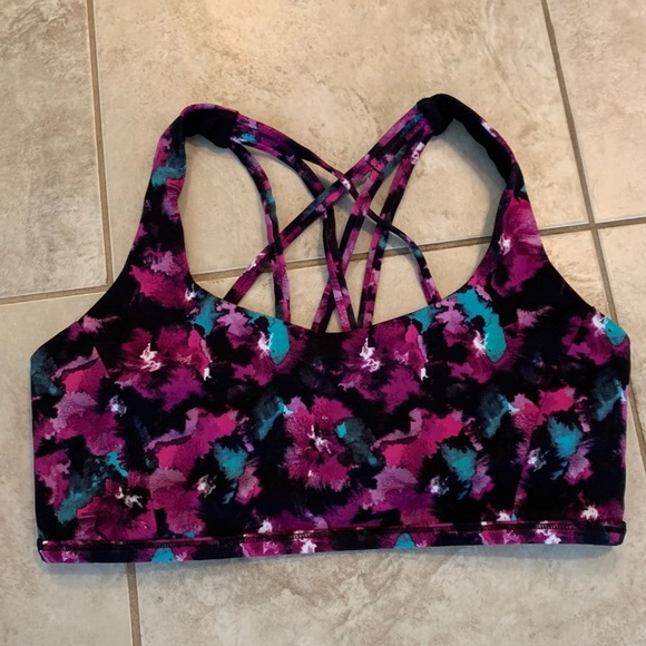 lululemon athletica Other - Flower print lululemon bra